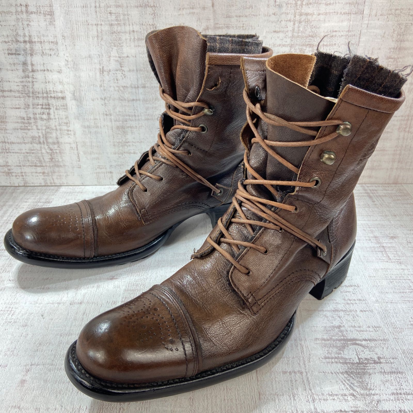 alfredoBANNISTER アルフレッドバニスター レースアップブーツ