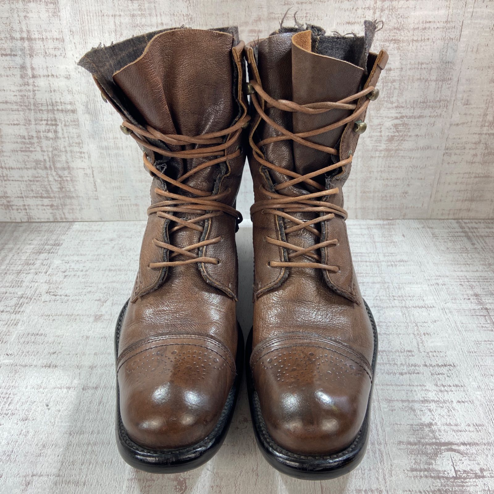 alfredoBANNISTER アルフレッドバニスター レースアップブーツ