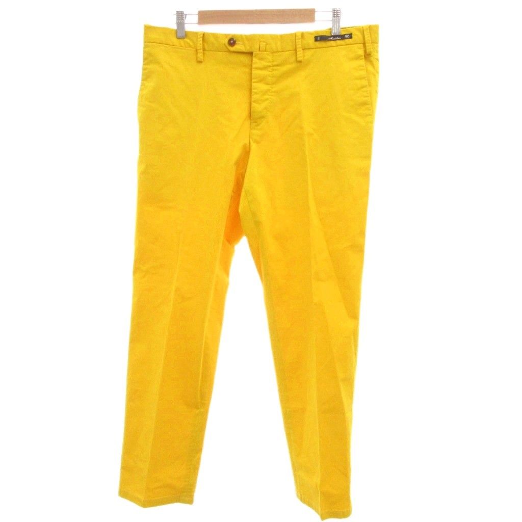 PT01 ピーティーゼロウーノ ストレッチ スリムパンツ イエロー 48 ピーティーゼロウーノ PT01 Antibes slim fit スラックス チノパン