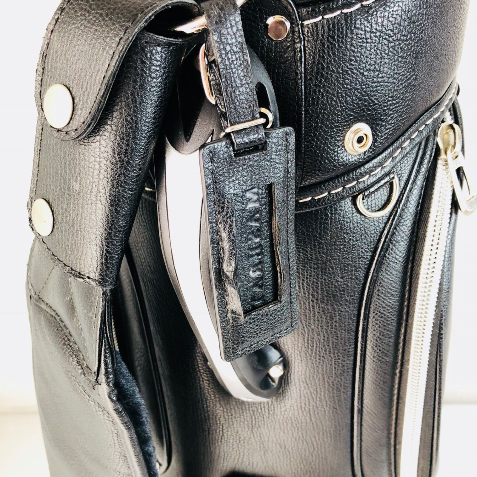 Maserati マセラティ ブラック キャディバッグ　 新品未使用品⭐︎ マセラティ MASERATI ブラック キャディバッグ ゴルフバッグ ゴルフ