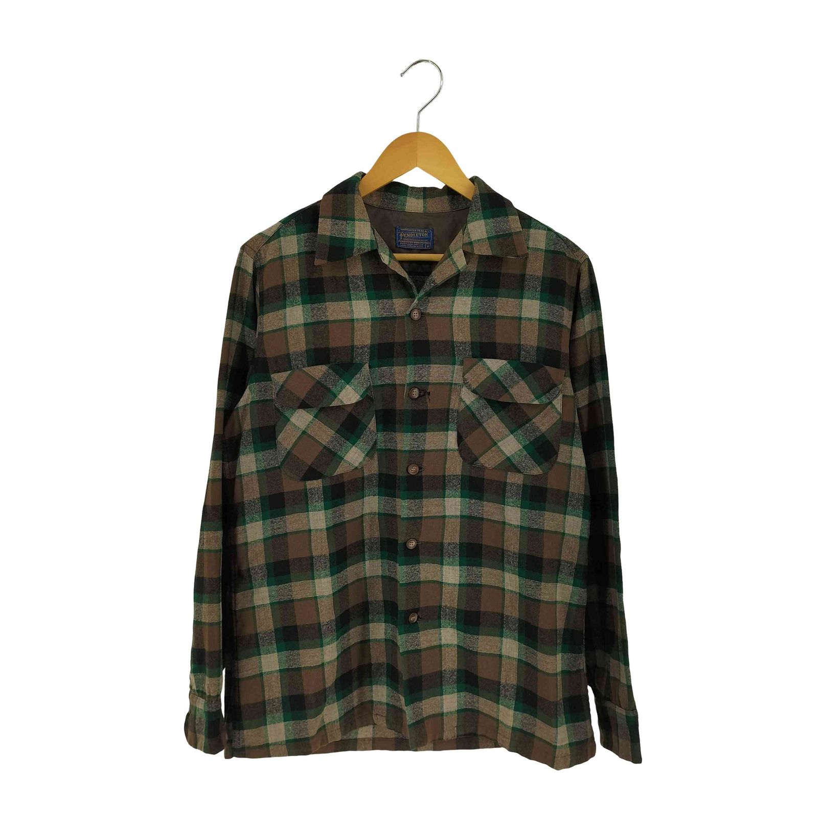 ペンドルトン PENDLETON 50S チェック ボートシャツ メンズ M - メルカリ