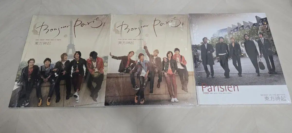 東方神起 写真集 Bonjour ParisボンジュールパリSP Ltd 2007パリ写真集 Bonjour Paris Special Limited Package Box 韓国版