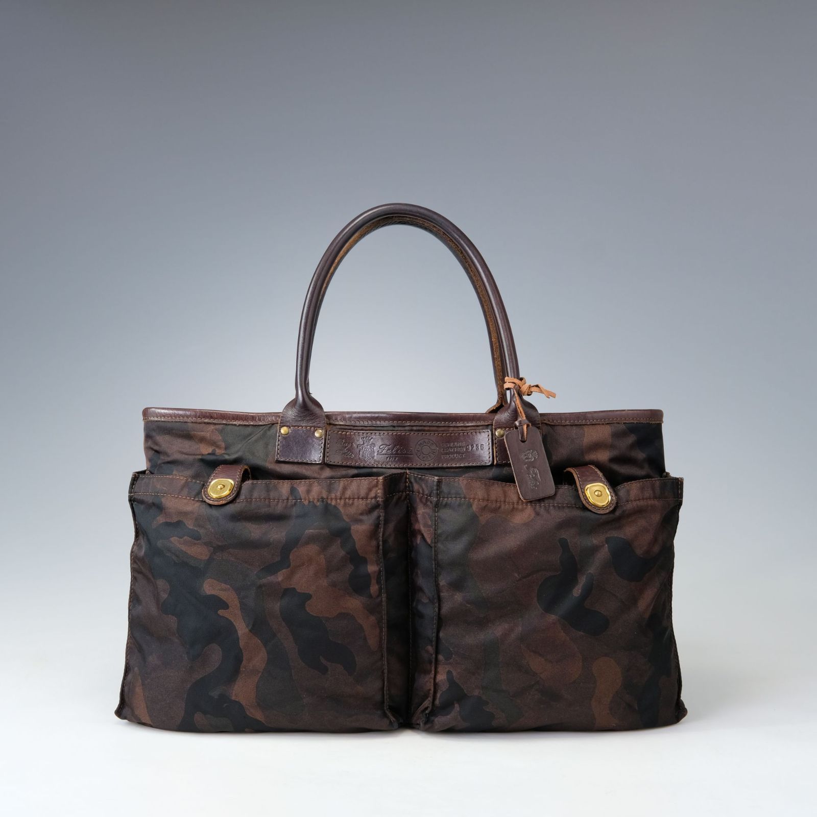 希少】Felisi フェリージ ビジネスバッグ 9236 迷彩柄 カモフラージュ