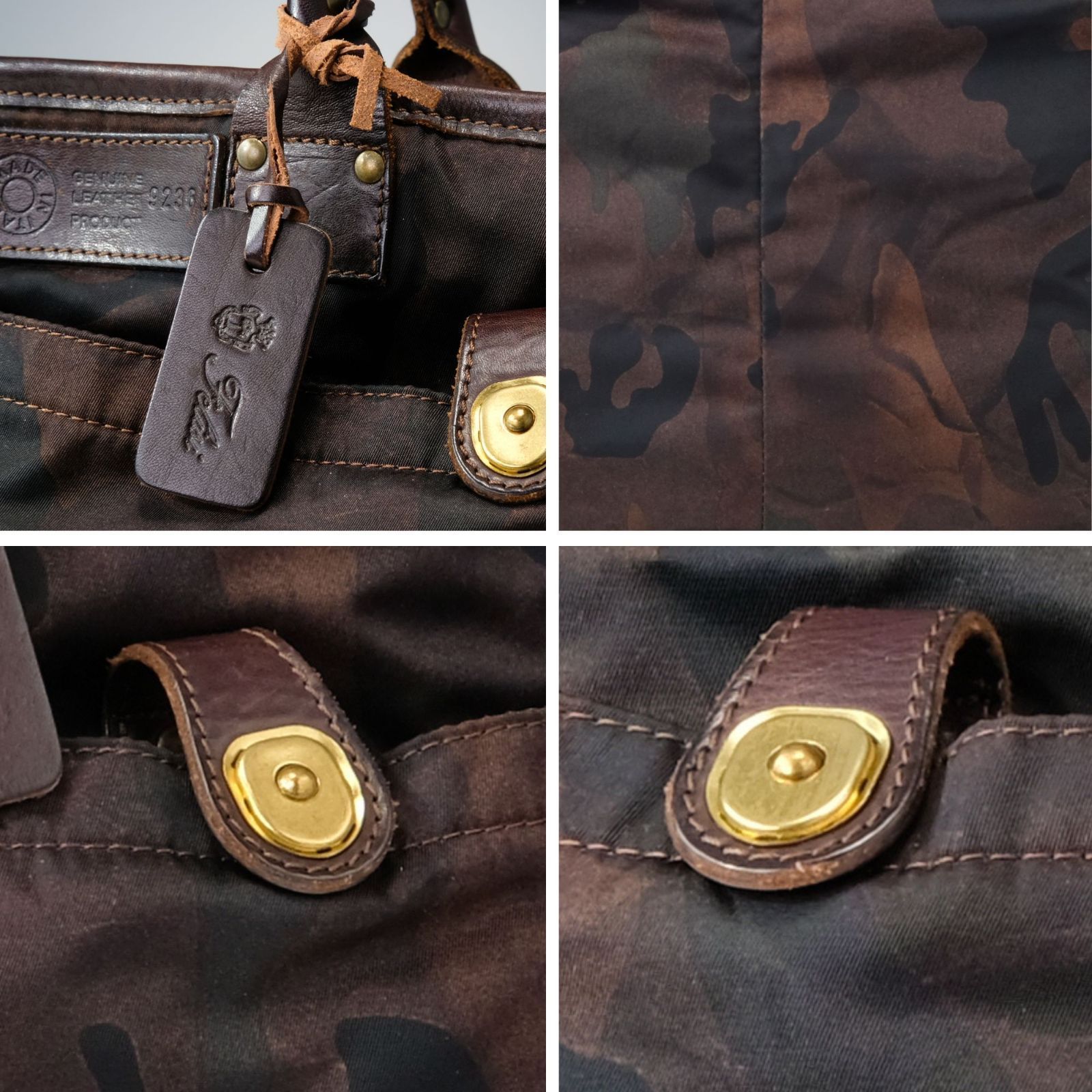 希少】Felisi フェリージ ビジネスバッグ 9236 迷彩柄 カモフラージュ