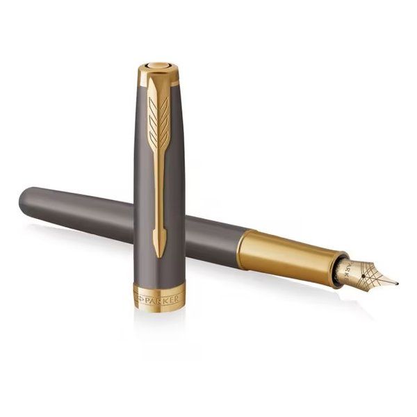 PARKER パーカー ソネット グレイGT 万年筆 18 K|F 細字 2213780 2669099