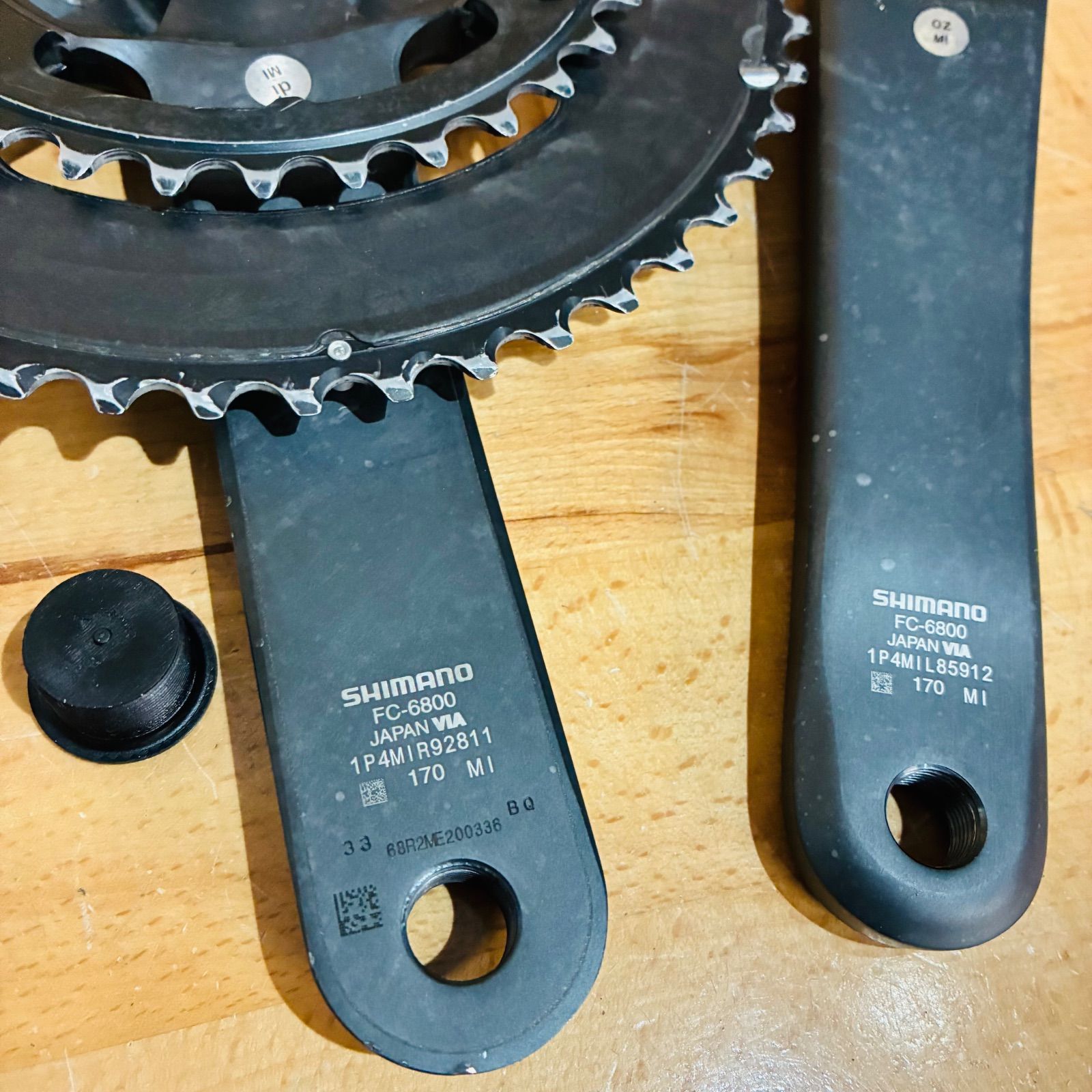 中古品】 シマノ アルテグラ FC-6800 クランクセット11s 50-34T 170mm