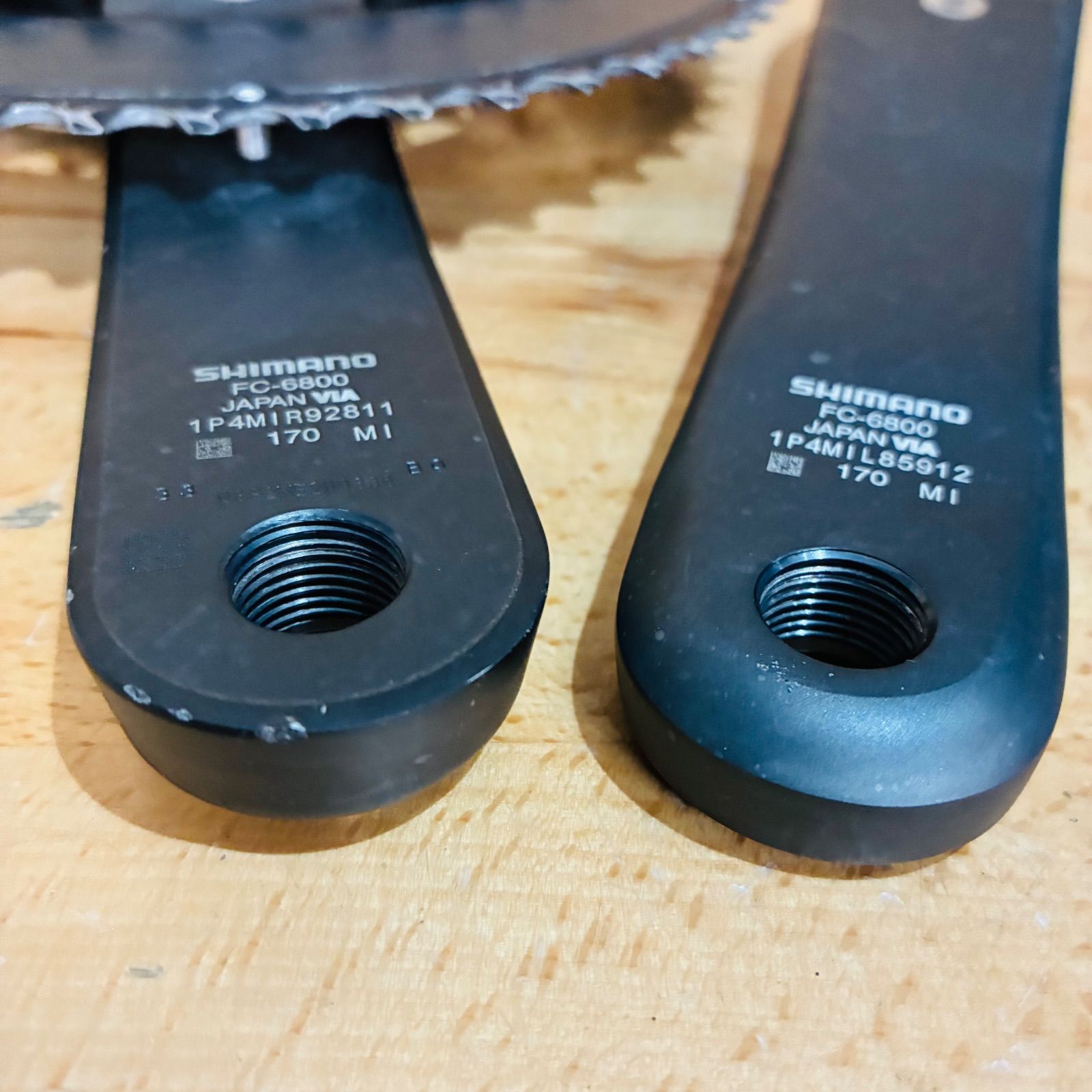 中古品】 シマノ アルテグラ FC-6800 クランクセット11s 50-34T 170mm