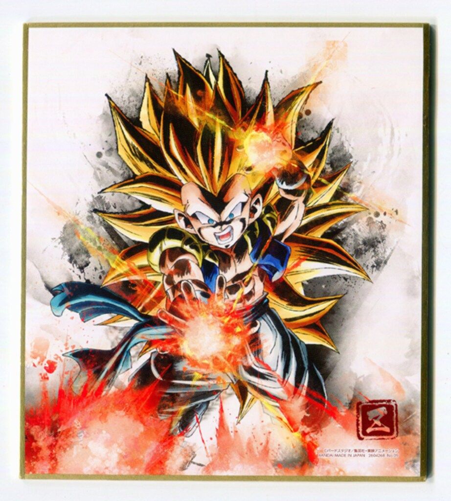 BANDAI ドラゴンボール色紙ART RAGING/2604268 超サイヤ人3 ゴテンクス