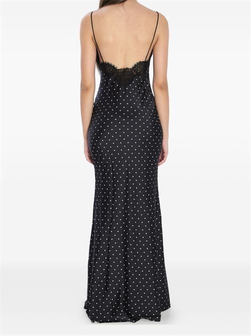 self-portrait ポルカドット　ドレス　Sサイズ SELF PORTRAIT ポルカドット ロングドレス 送料無料 - メルカリ