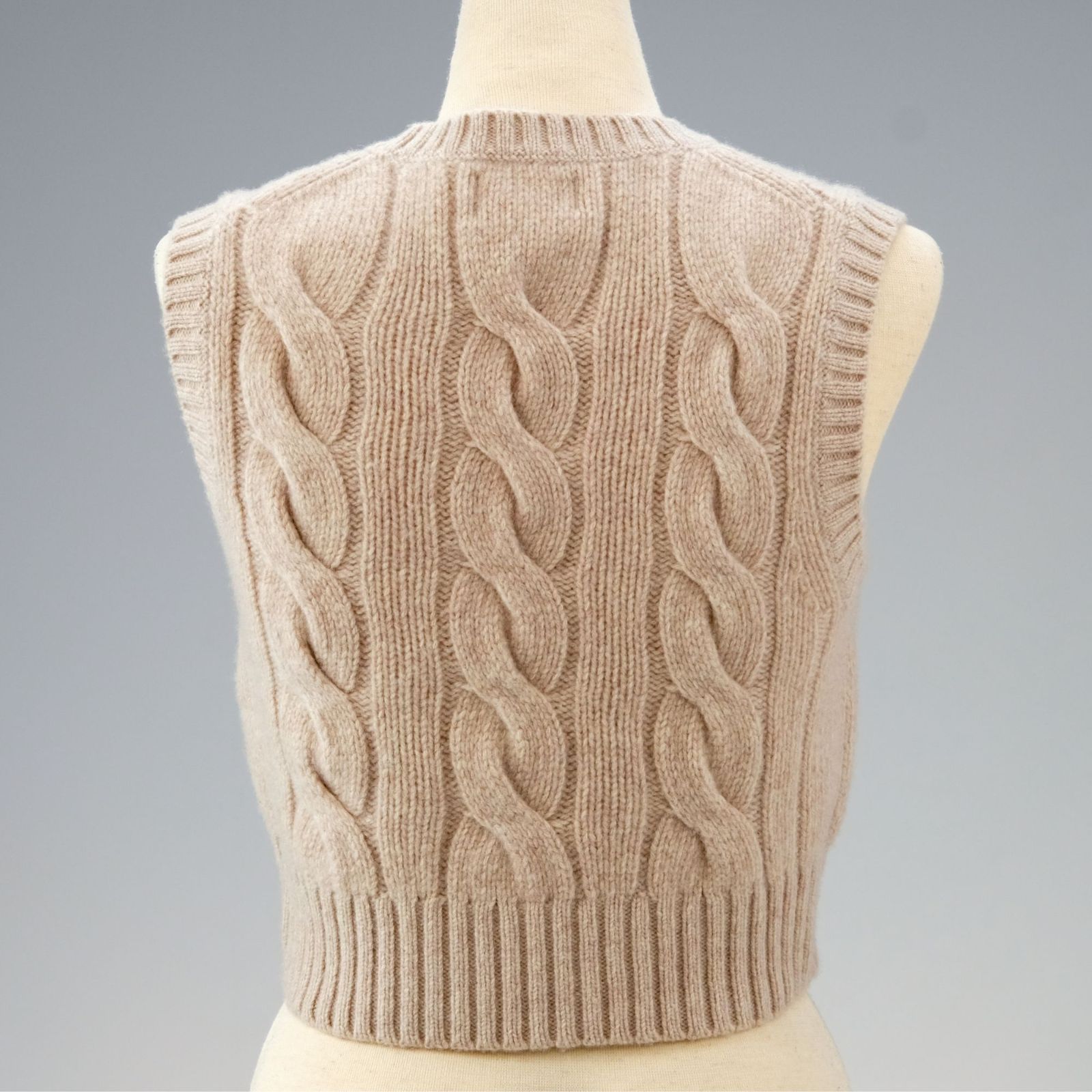 極美品】POLO RALPH LAUREN クロップド ケーブル ウールカシミヤ