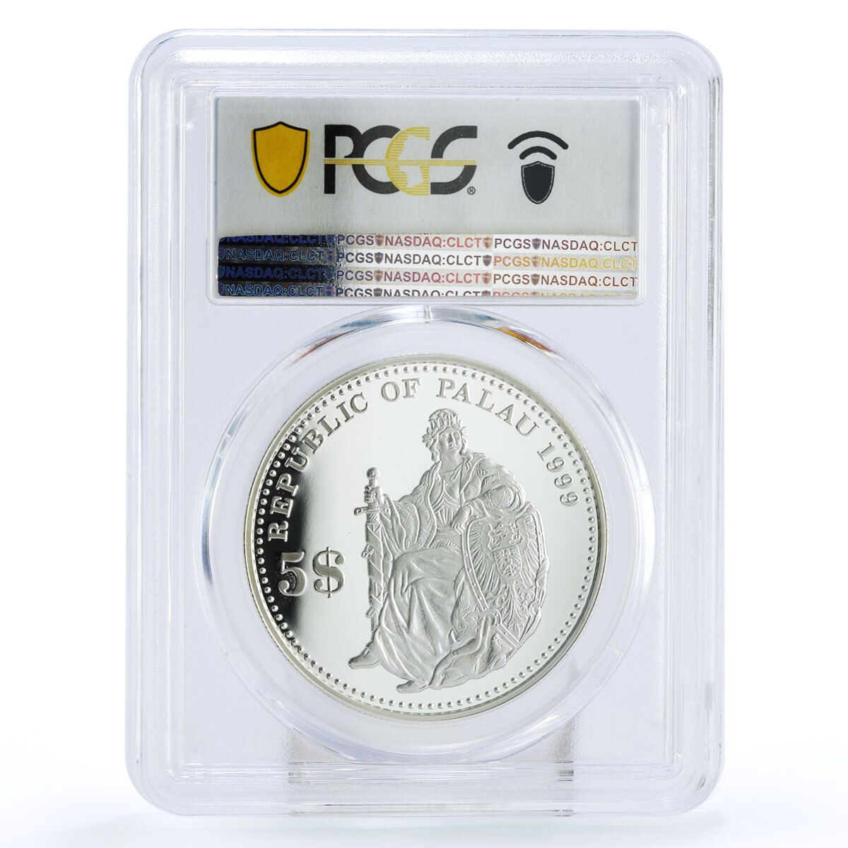 パラオ 5ドル 国際コインシリーズ ドイツ トーゴ PR69 PCGS 銀貨 1999