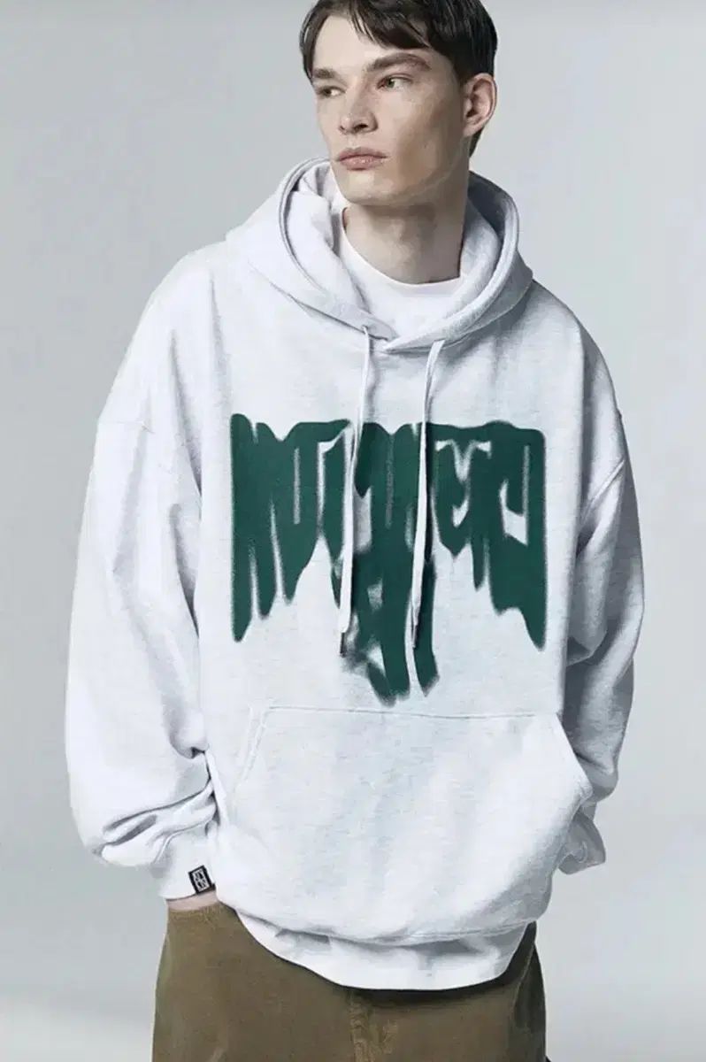 Hood - Pullover Grey Washed Patch Damage ○NOT4NERD○ パーカー Zip