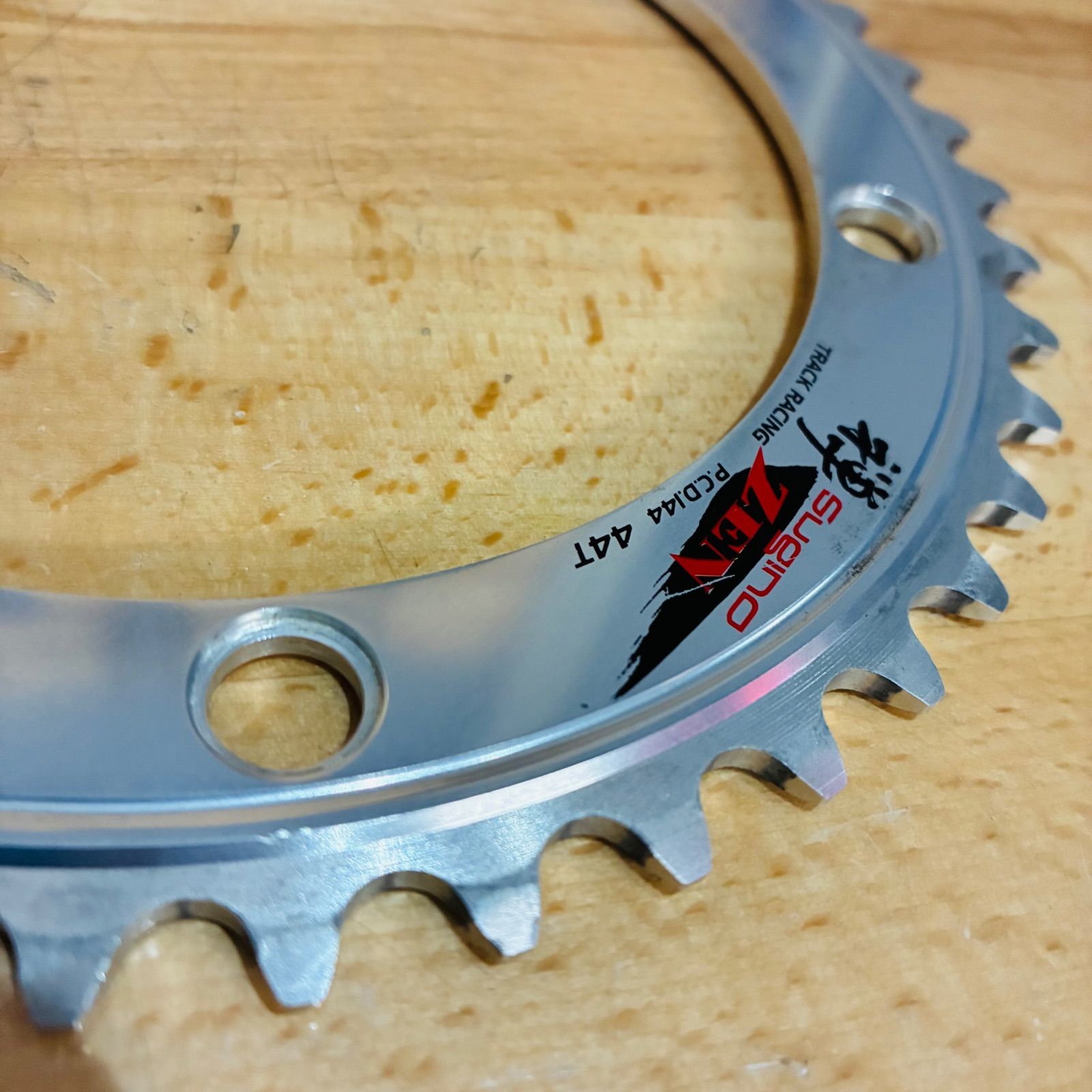 良品】 スギノ 禅 ZEN TRACK RACING P.C.D.144mm 44T 5アーム シングル