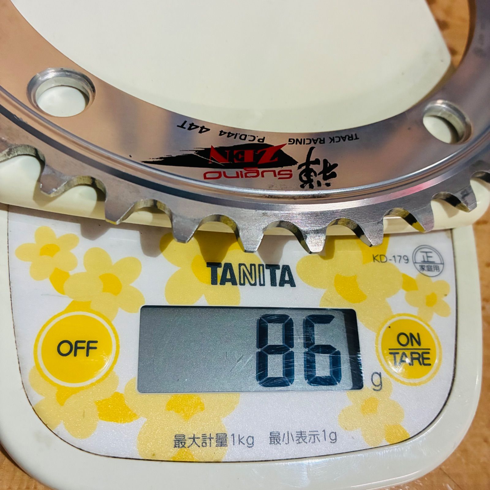 良品】 スギノ 禅 ZEN TRACK RACING P.C.D.144mm 44T 5アーム シングル