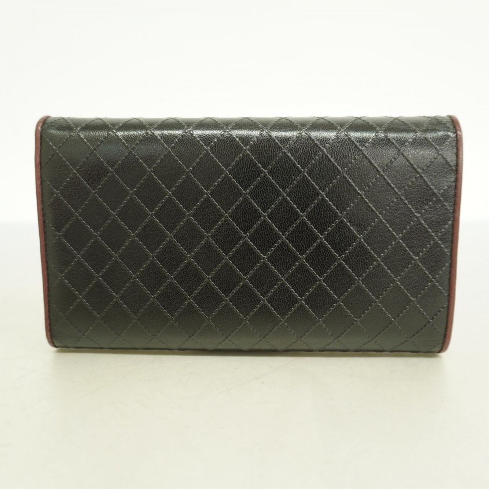 シャネル(Chanel) シャネル 三つ折り長財布 ビコローレ カーフ