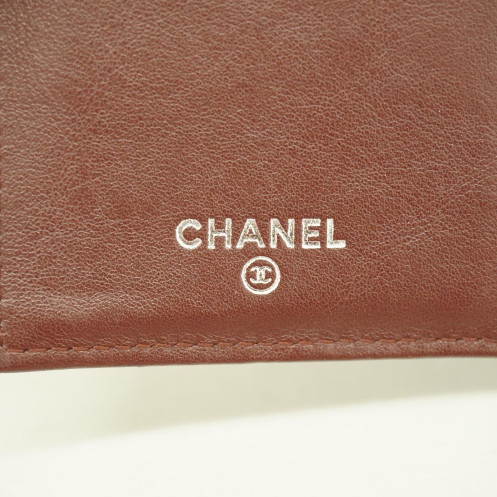 シャネル(Chanel) シャネル 三つ折り長財布 ビコローレ カーフ