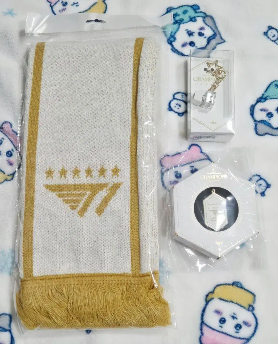 T 1 2025 League of Legends World Championship 優勝記念 マフラースキキャップ キーホルダー 2種 まとめ