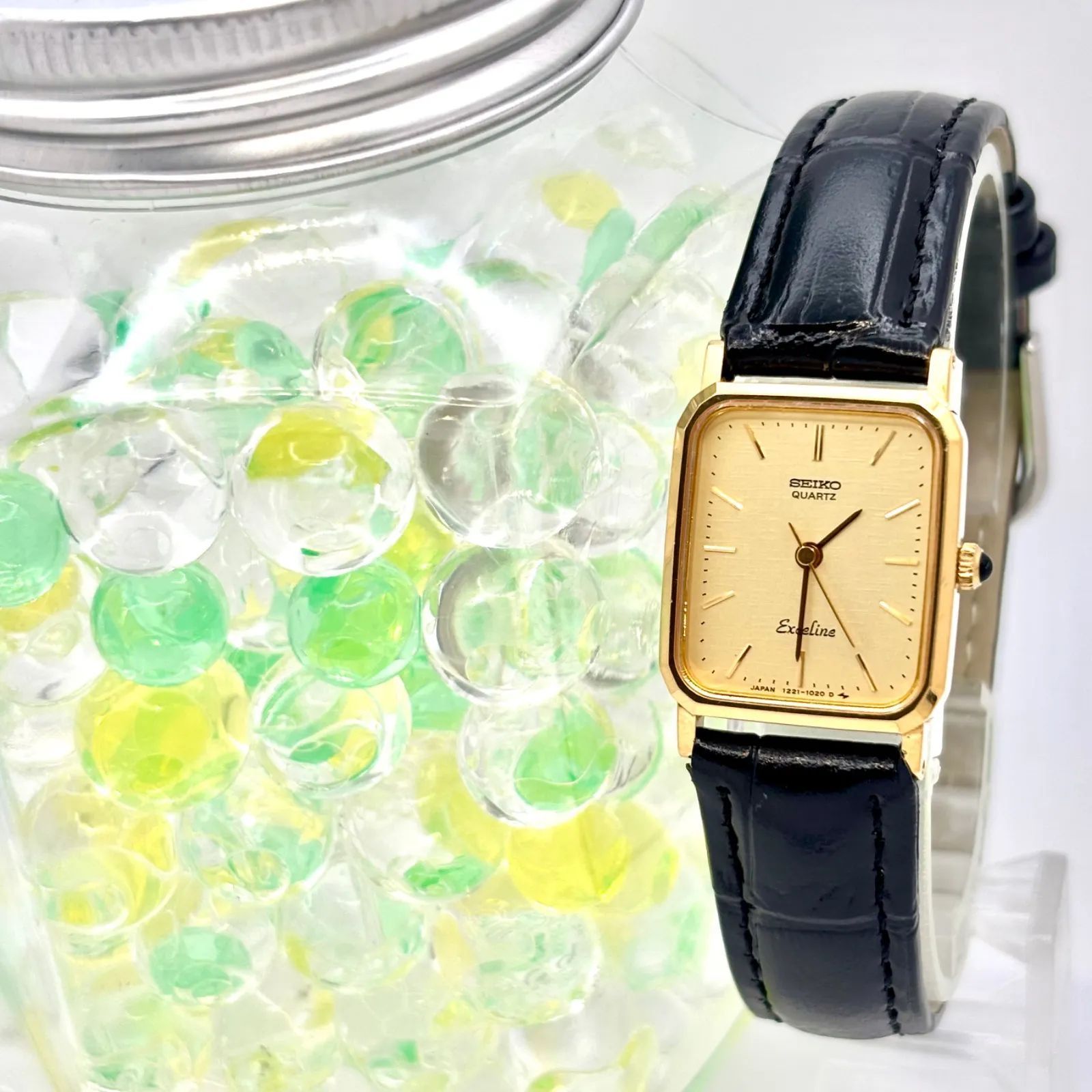 美品/新品電池】SEIKO セイコー Exceline エクセリーヌ レディース
