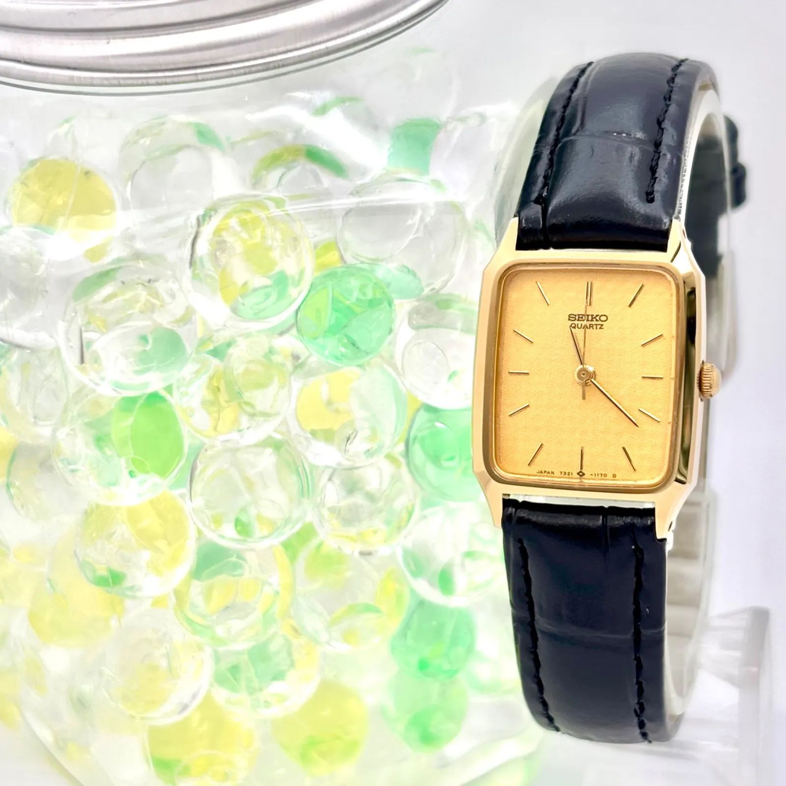 新品電池】SEIKO セイコー レディース 腕時計 ゴールド