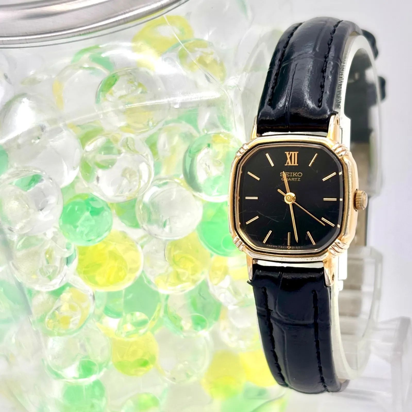 新品電池】SEIKO セイコー レディース 腕時計 オクタゴン ゴールド