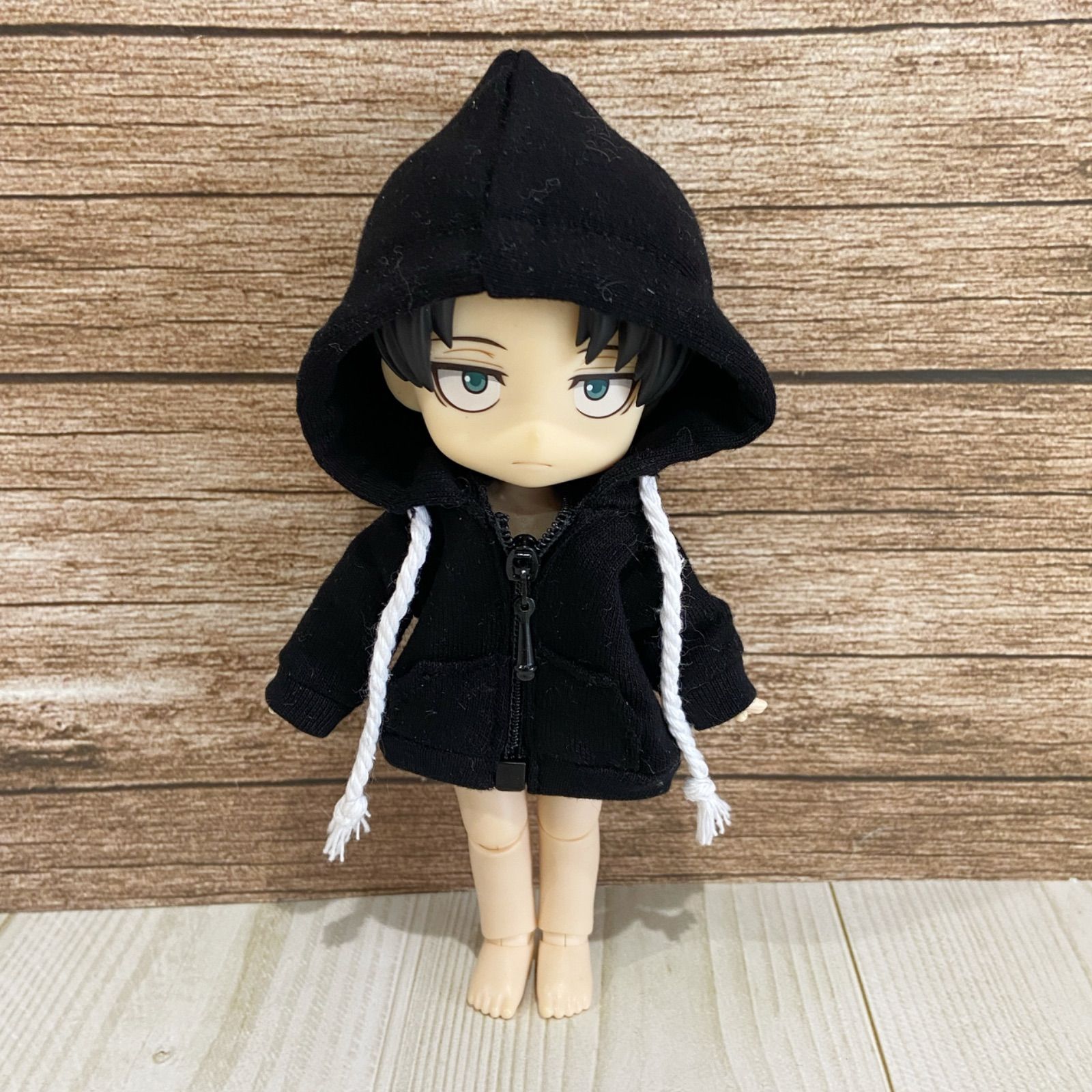 JANAYA ハンドメイド オビツ11 服 アウター コート 黒色 翌日発送