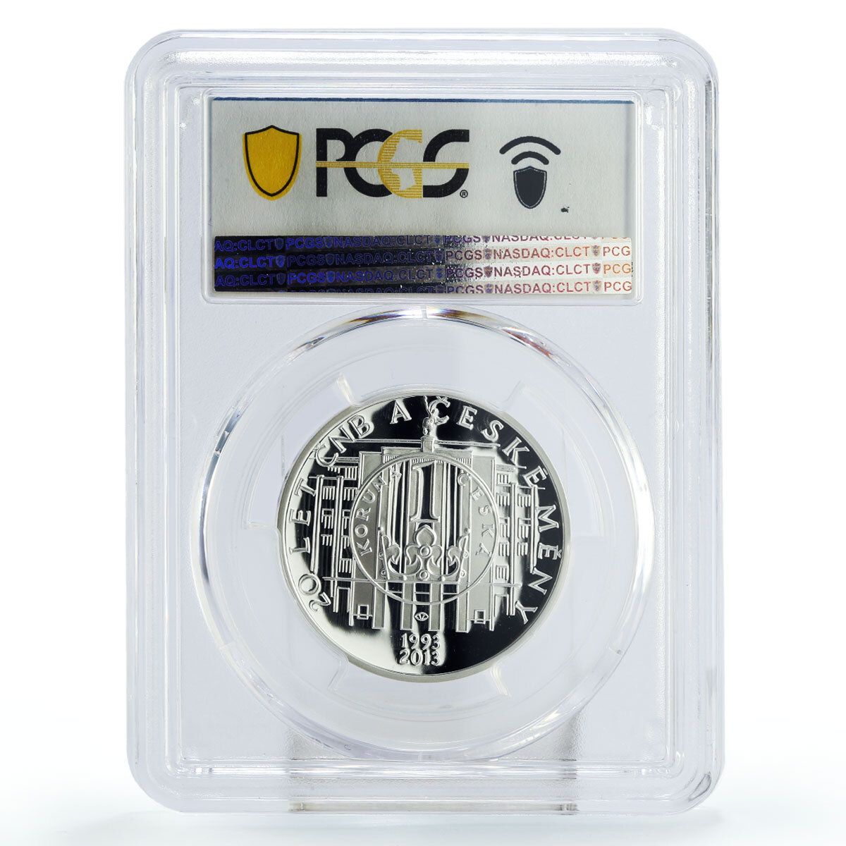 チェコ共和国 200コルナ国立銀行ビル PR70 PCGS 銀貨 2013年 - メルカリ