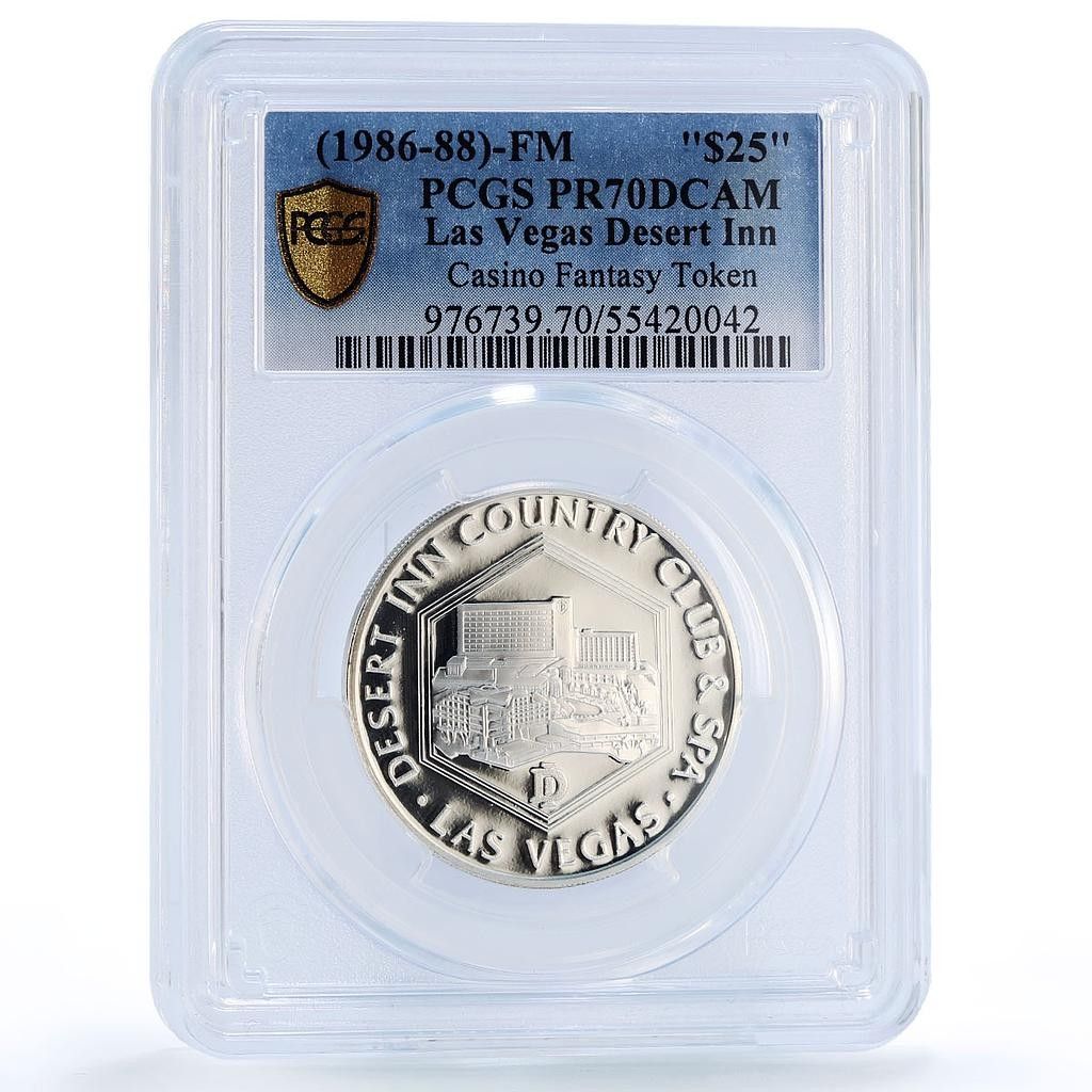 ラスベガス デザートイン カジノ ファンタジー トークン PR70 PCGS