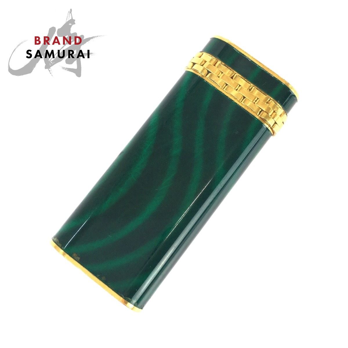 CARTIER カルティエ グリーン ゴールド プラスチック/メッキ ライター 