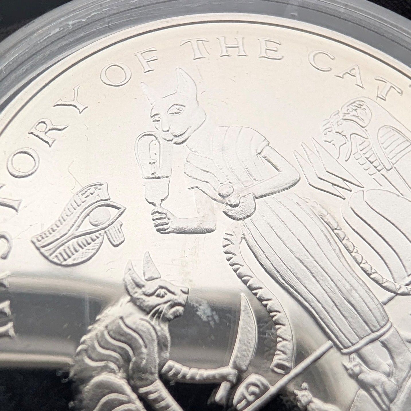 英国マン島 クラウン銀貨 猫の​歴史シリーズ：4枚セット PobjoyMint