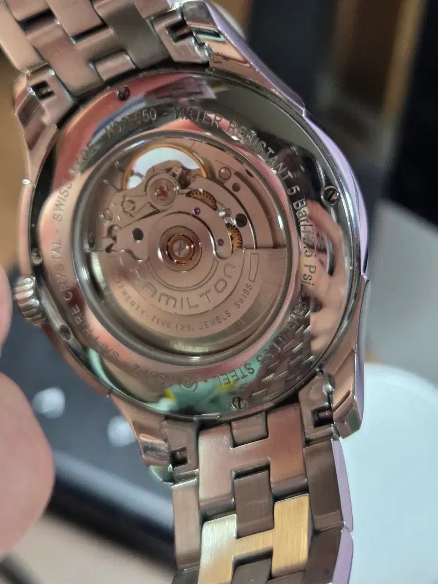  ハミルトン ジャズマスター オープンハート 40mm H325650 大人カジュアル 自動巻き時計 腕時計(アナログ)