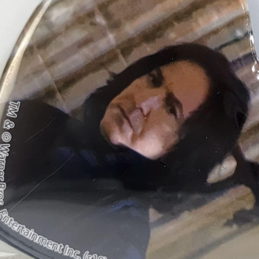 ハリー・ポッター セブルス スネイプ 先生 ハート型 缶バッジ 2点