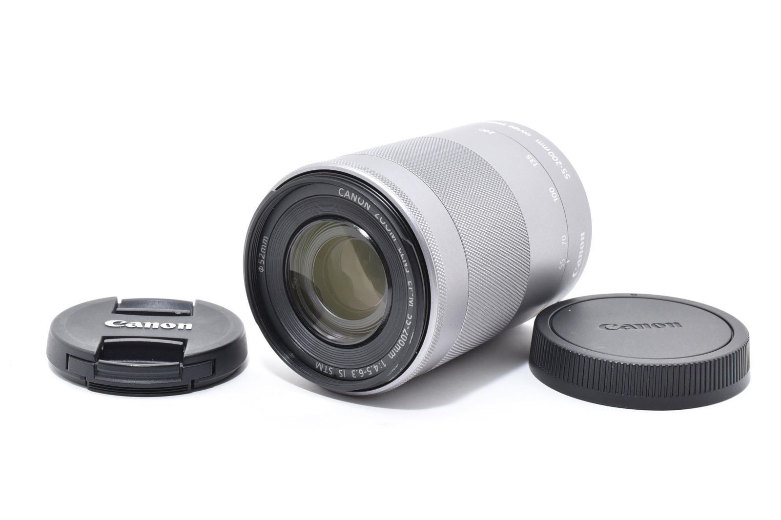 Canon EF-M 55-200mm F4.5-6.3 IS STM シルバー【極上美品】#2745614