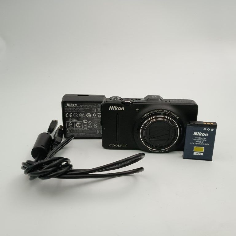 Nikon COOLPIX S9300 Black コンパクトデジタルカメラ 〇 - メルカリ