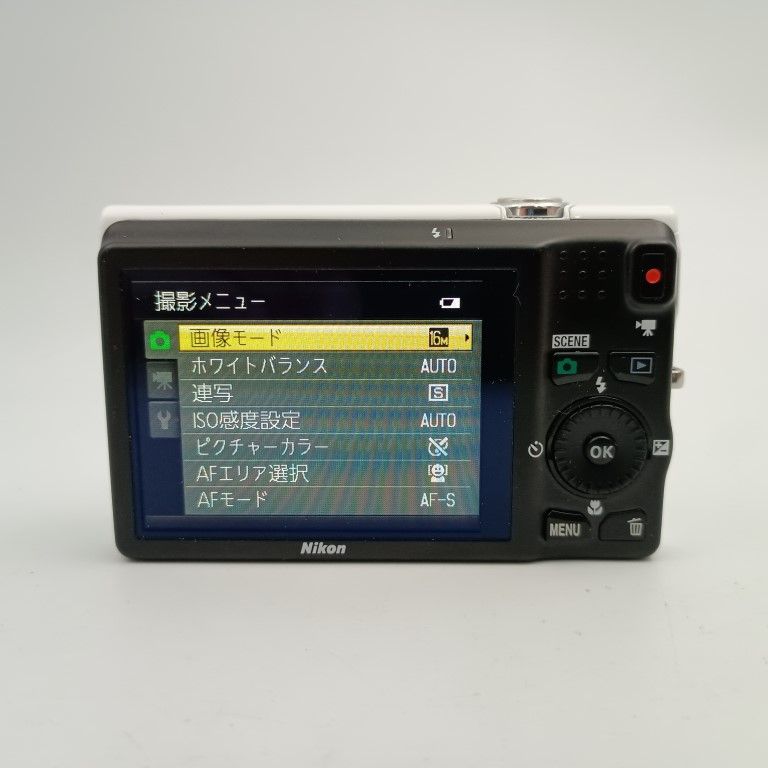 Nikon COOLPIX S6200 White コンパクトデジタルカメラ - メルカリ
