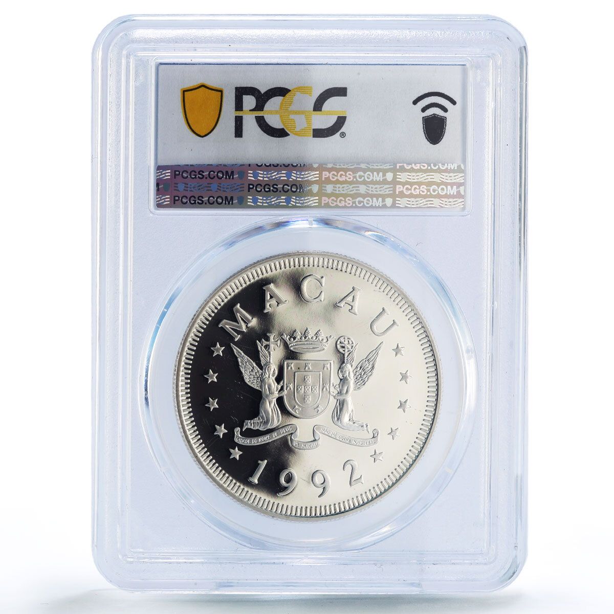 中国 マカオ 100パタカ 申年 旧暦 PR69 PCGS 銀貨 1992年 - メルカリ