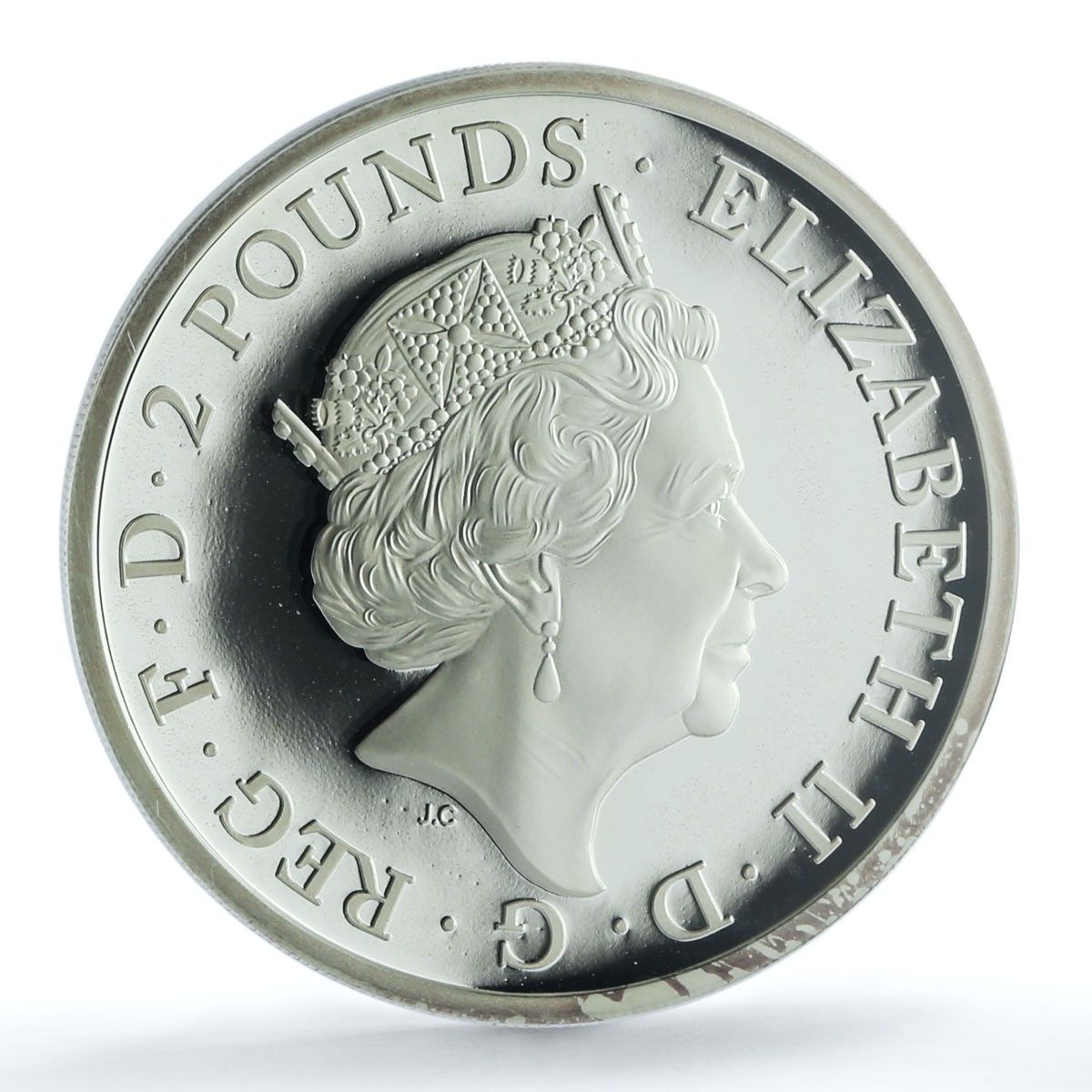 イギリス 2ポンド ライオン モーティマー クイーンビースト PR 69 PCGS