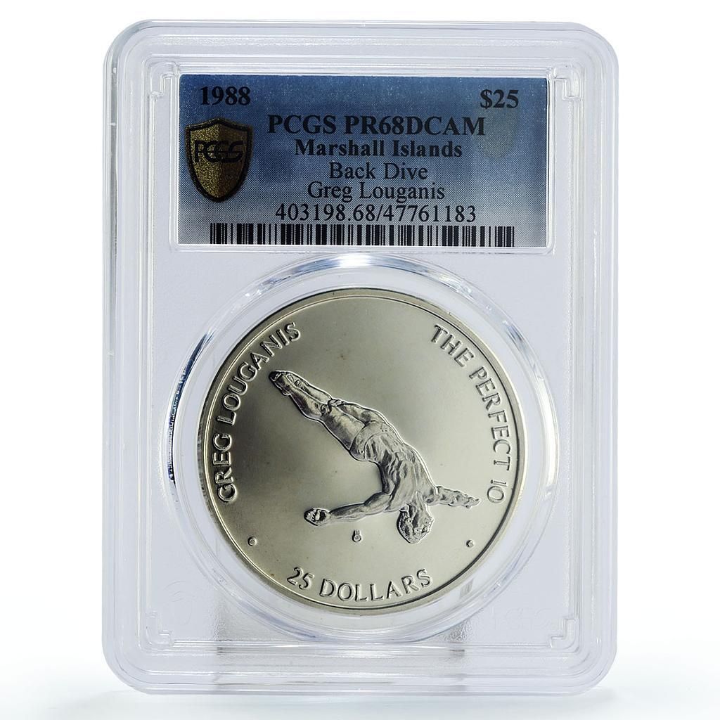 マーシャル諸島 25ドル グレッグ・ルーガニス ブラックダイブ