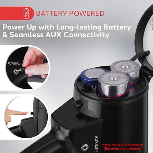  Pyle パイル 40 W メガホン サイレン付き 拡声器 コンパクト 電池式 単1乾電池６本で作動 折りたたみ式ハンドル ハンドヘルドマイクと携帯用ストラップ付き 握りやすいグリップ 最大914 m先まで声が届く 重さ1.5 kg サイズ 直 c 7847 b 11 その他 キッチン 食器