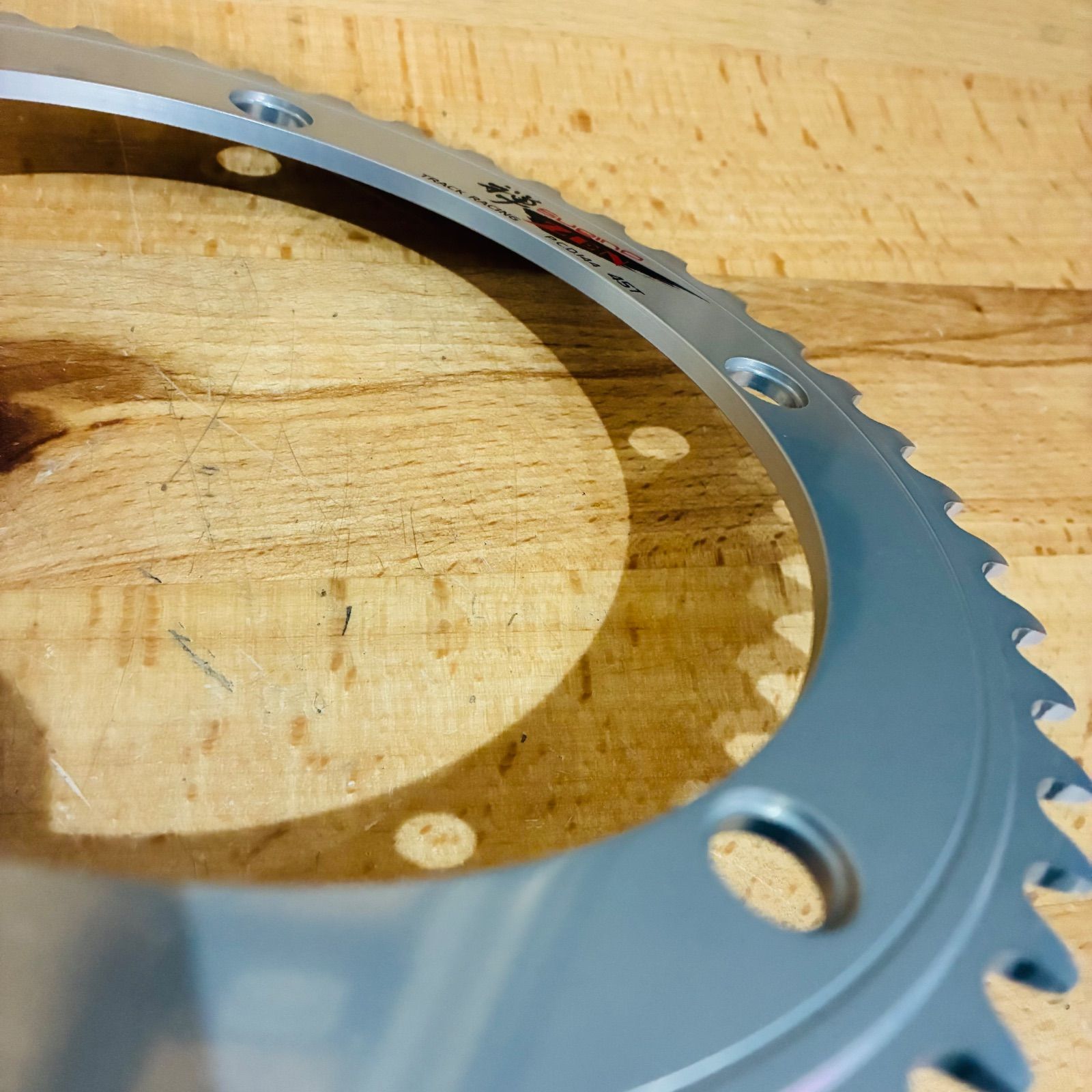 良品】 スギノ 禅 ZEN TRACK RACING P.C.D.144mm 45T 5アーム シングル