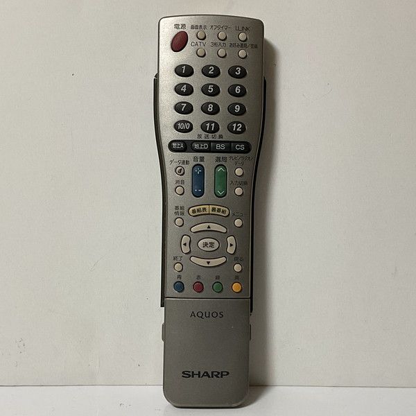 中古】テレビ リモコン SHARP シャープ AQUOS アクオス GA463WJSA