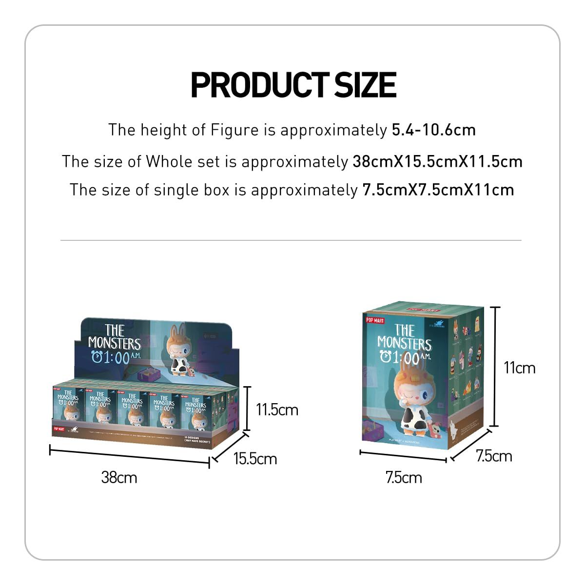 新品 POP MART THE MONSTERS 1:00 A.M. シリーズ【アソートボックス 10