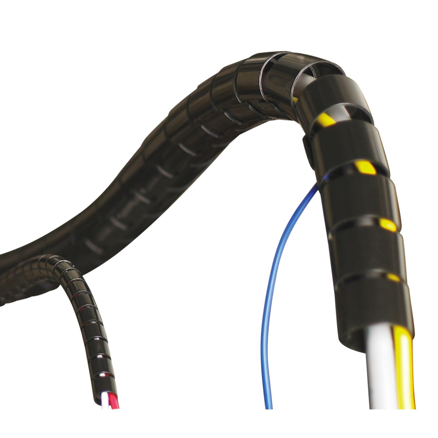 ヘラマンタイトン 配線結束 保護用チューブ ヘララップ 工具HAT 入 耐候 黒色 25 m HWPE 20 W