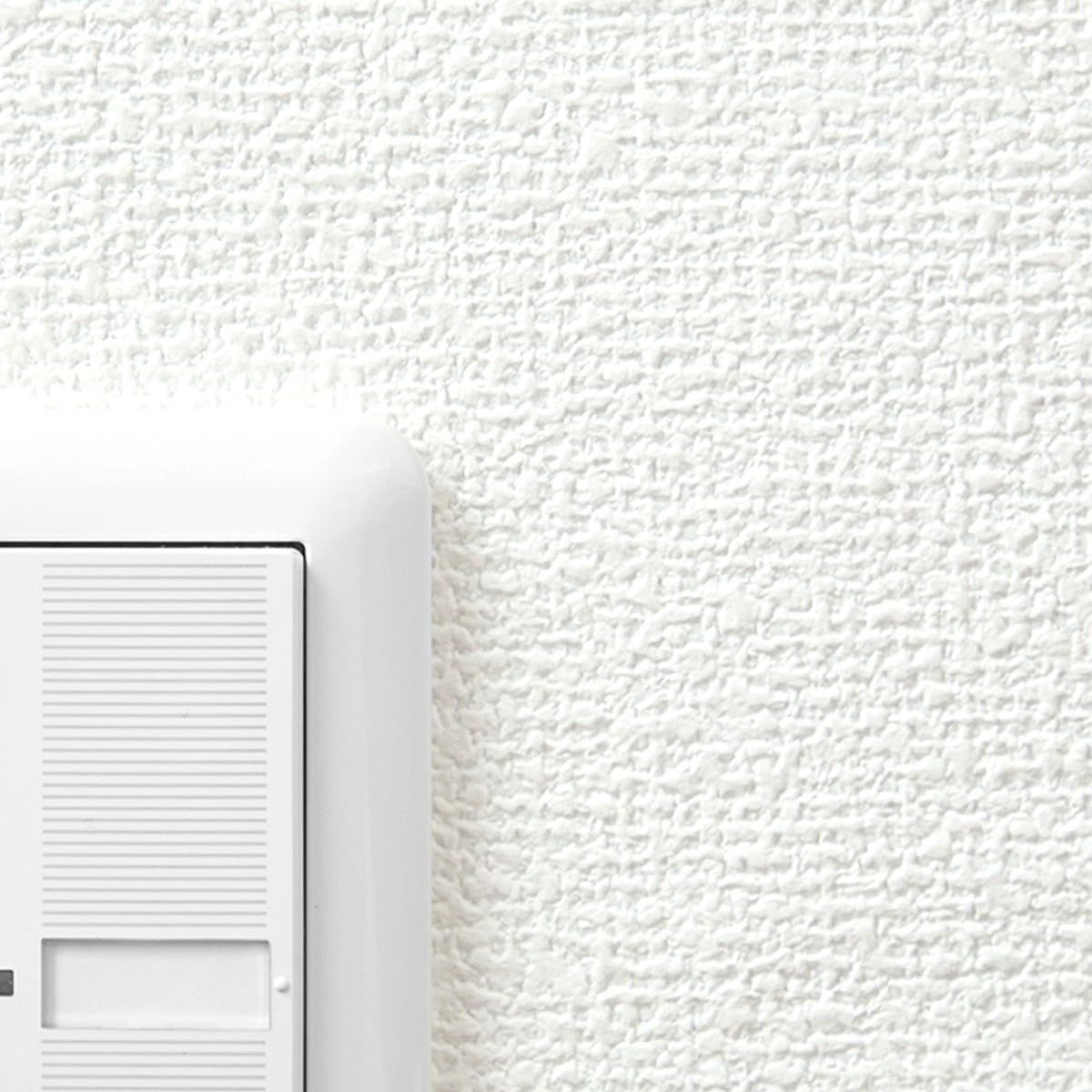 アサヒペン 壁紙 簡単スーパー生のりパックカベ紙 幅92 cm×長さ15 m RKN-22 壁紙の上に直接貼れる 生のり付き 白 シンプルな柄 エンボスあり 位置合わせがラク 防カビ加工 シックハウス対策品 日本製