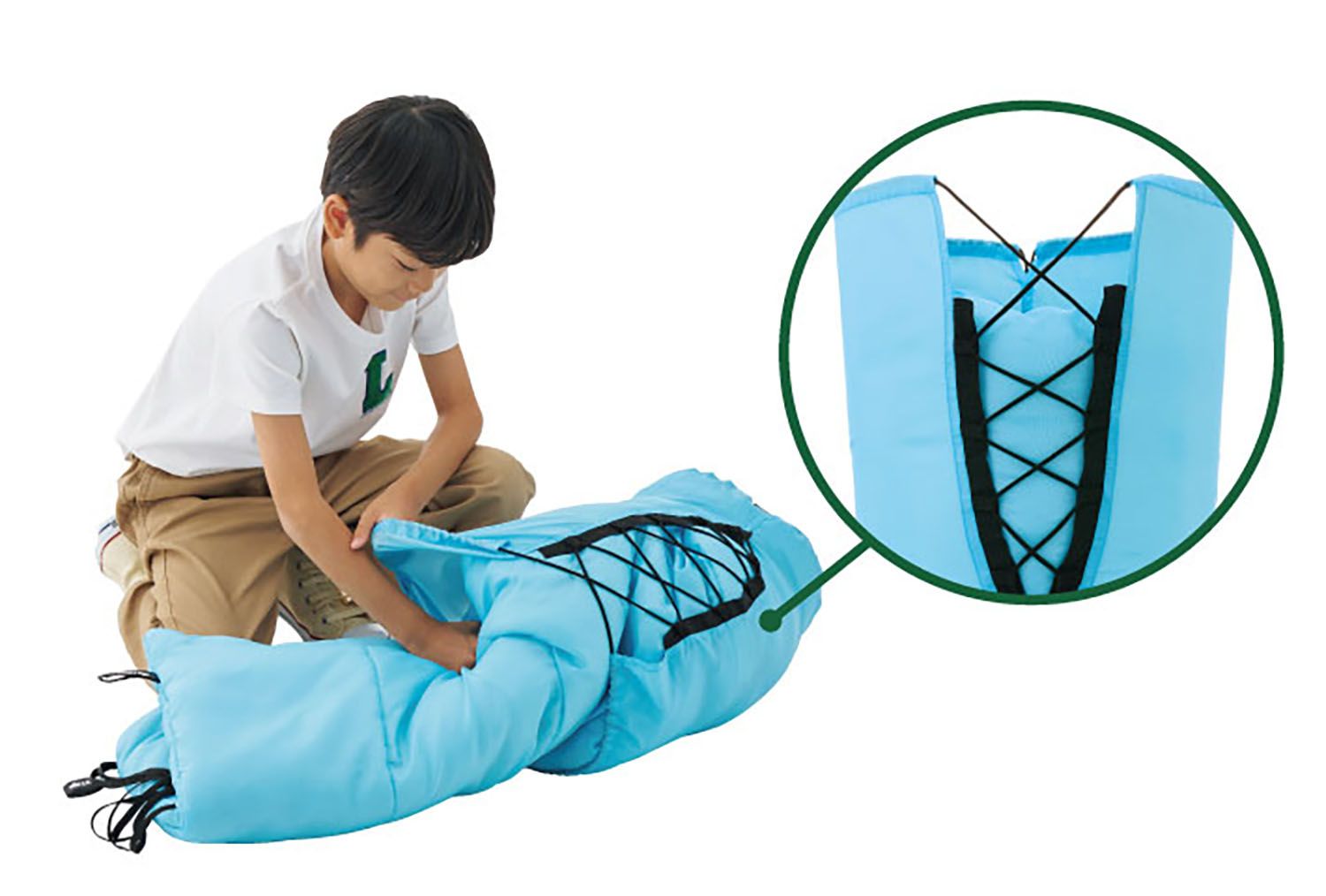 収納楽らく!丸洗いキッズスランバー