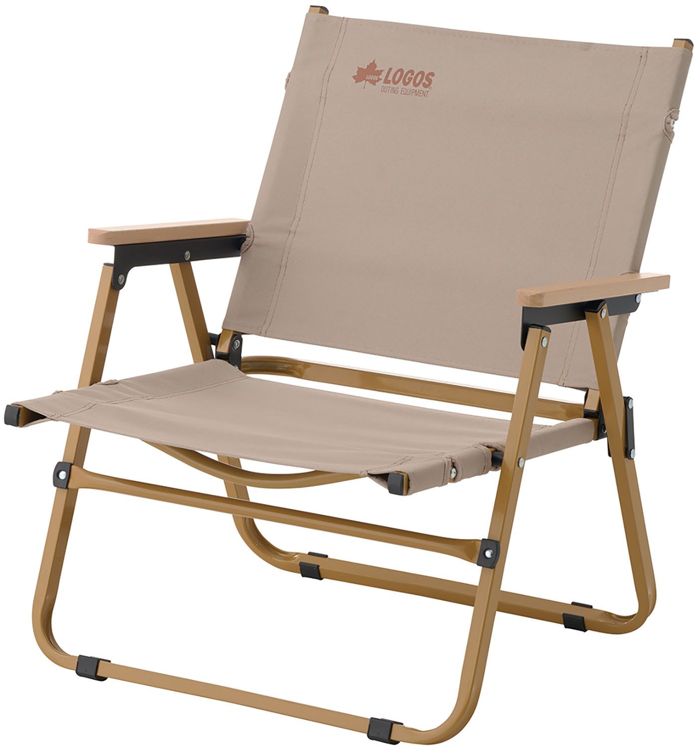 ロゴス LOGOS アウトドア リラクシングローチェア ベージュ