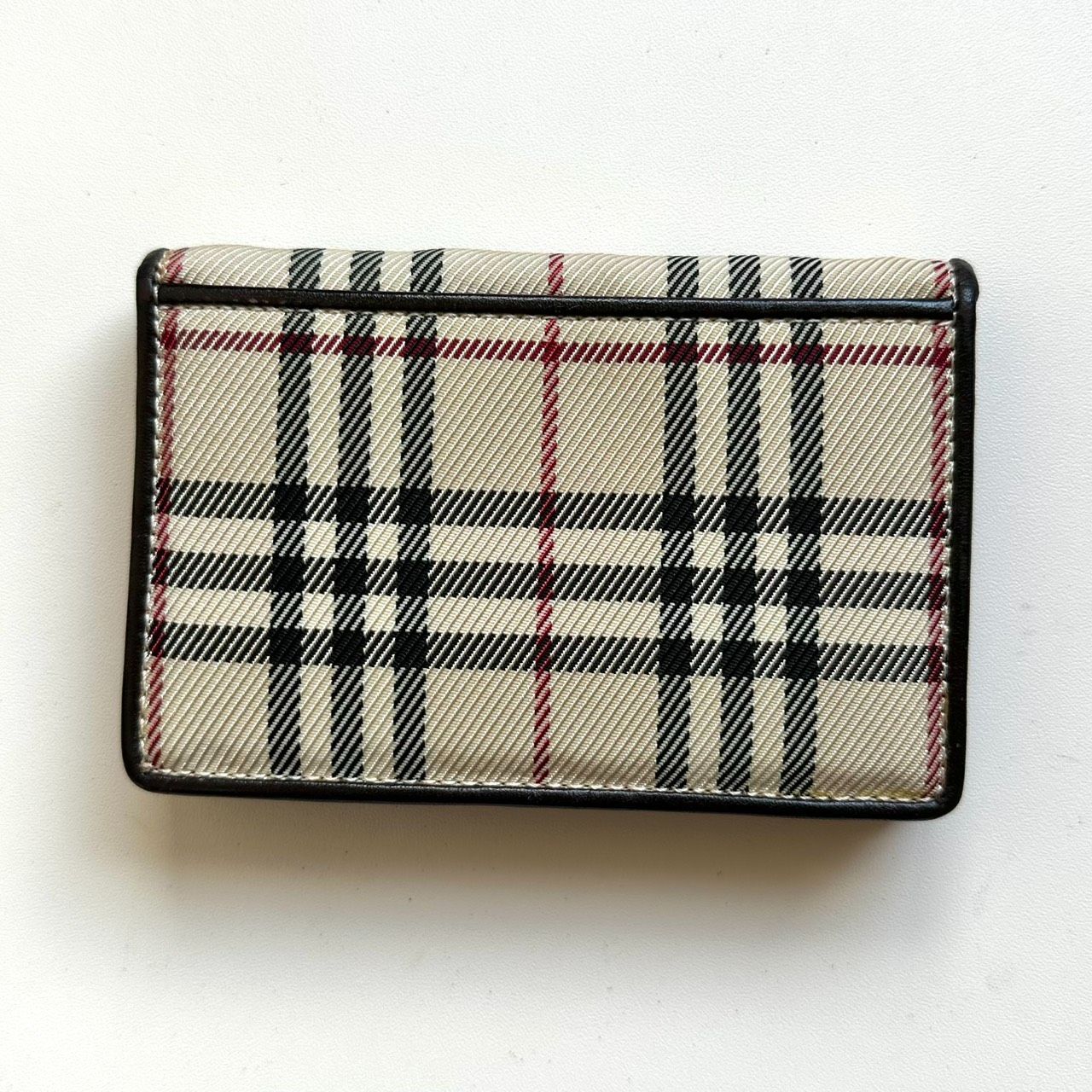 バーバリー BURBERRY 名刺入れ カードケース ノバチェック ダーク