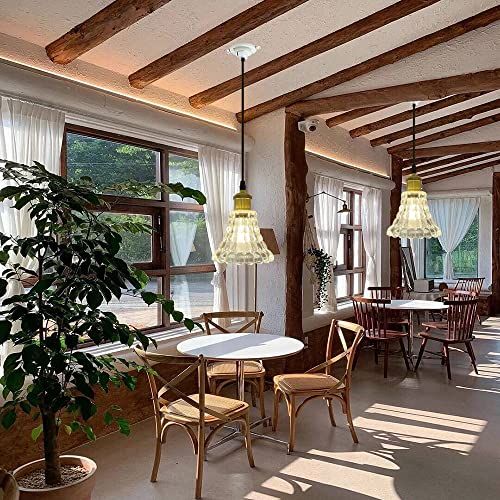 ペンダントライト ガラス 北欧 レトロ アンティーク 本体のみ おしゃれ