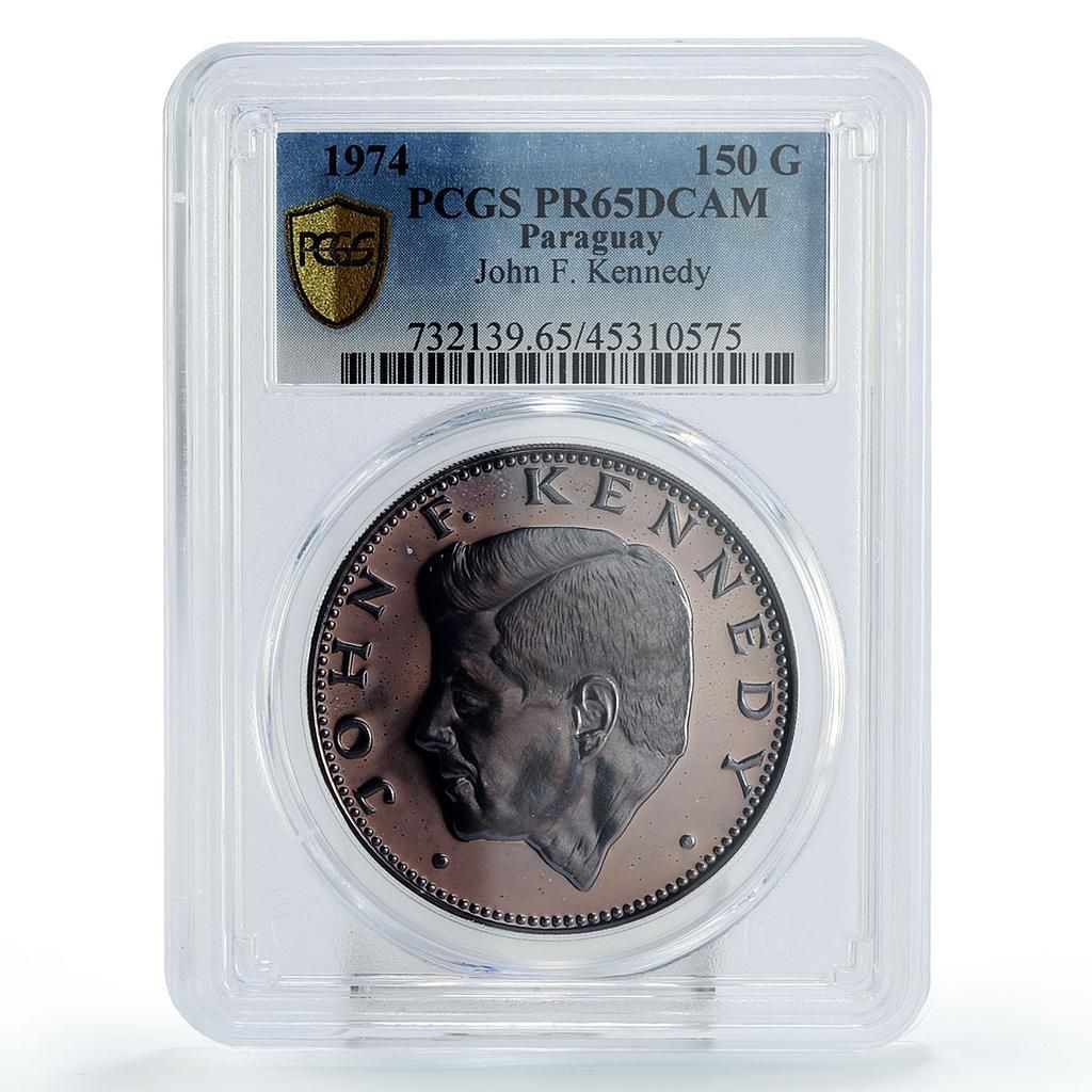 パラグアイ 150 ギャランティー ジョン・F・ケネディ大統領 PR65 PCGS
