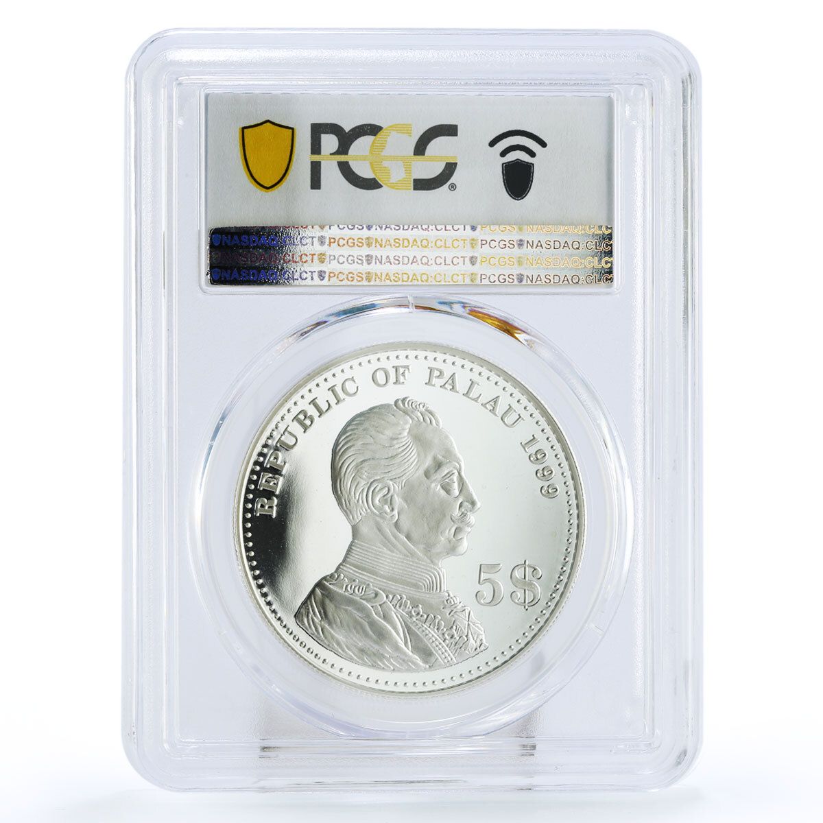 パラオ 5ドル ドイツ南西アフリカ キャメル PR68 PCGS 銀貨 1999年