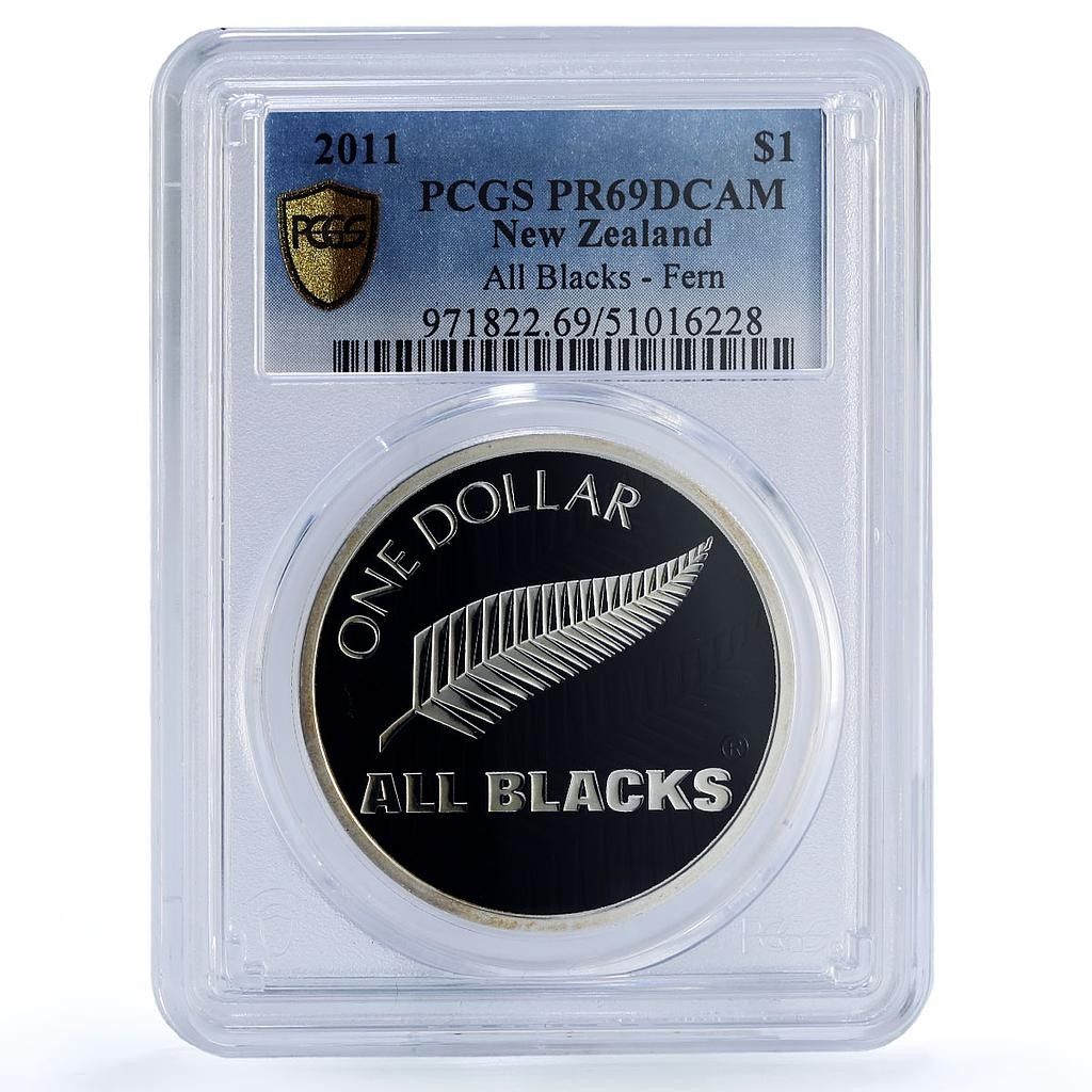 ニュージーランド 1ドル オールブラックス ファーン ラグビー スポーツ